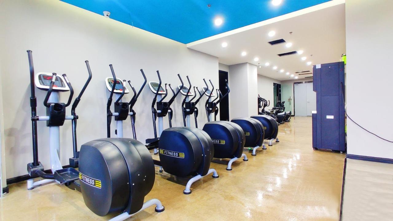 Yantai Meiya International Aparthotel Exteriör bild