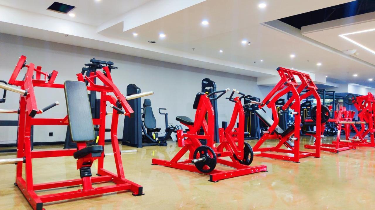 Yantai Meiya International Aparthotel Exteriör bild