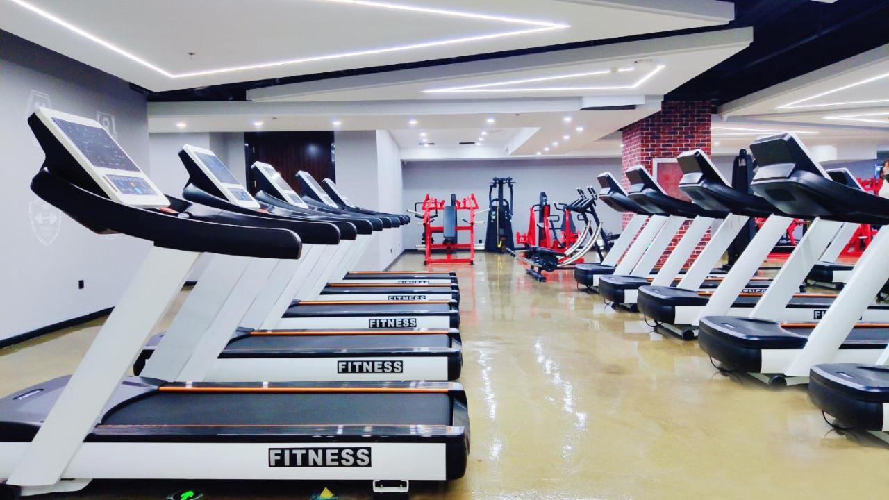 Yantai Meiya International Aparthotel Exteriör bild