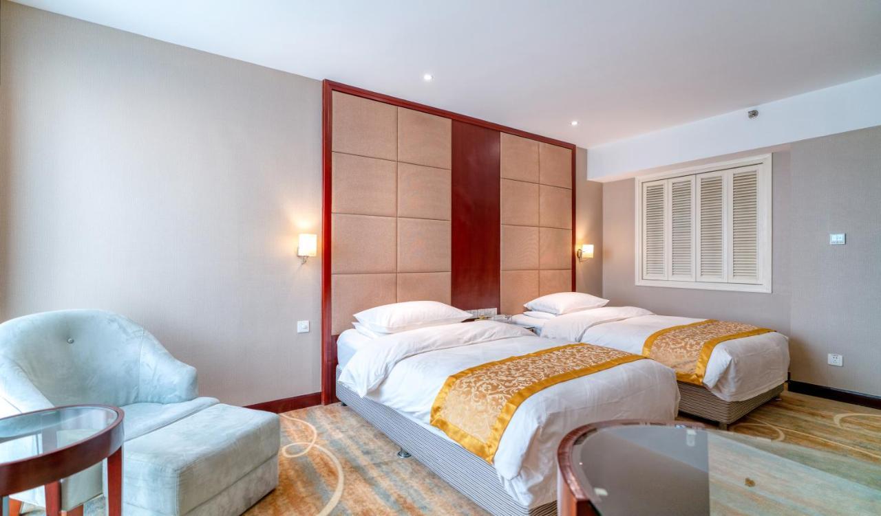 Yantai Meiya International Aparthotel Exteriör bild