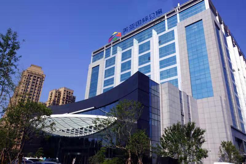 Yantai Meiya International Aparthotel Exteriör bild